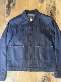 美品濃紺ポストオーバーオールズ El ranchero 3 デニムジャケット S