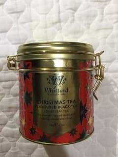 イギリス紅茶　Christmas Tea Tin 茶葉缶のサムネイル