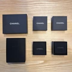 現行CHANEL ピアス・ネックレス用空箱・ケース 3個 デニム素材 - メルカリ