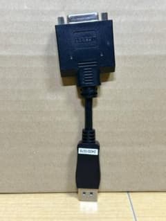 管2　エレコム 変換アダプタ Displayport-DVI AD-DPDBKのサムネイル