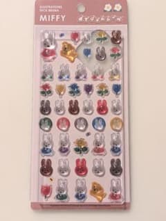 新品未開封♪即日発送可！正規品♪ミッフィー ぽてジェムシール ステッカー♪のサムネイル