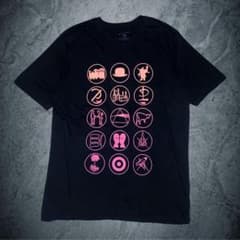 【両面プリント】ピンクフロイド Tシャツ L 黒 歴代アルバム アイコン バンT