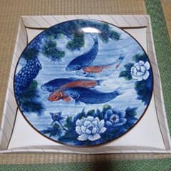 五匹鯉 12号大皿 飾り皿 五匹鯉 12号大皿 飾り皿 - メルカリ