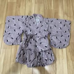 Mitch Key Mouse Baby Jinbei (Japanese summer wear) - Size 95 (top and bottom set)