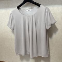 Avail 半袖 ブラウス ライトグレー