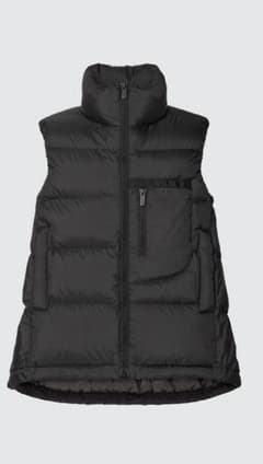 UNIQLO +J ダウンボリュームベスト ブラックSのサムネイル