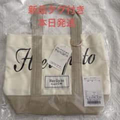 Her lip to Canvas トートバックホワイト 新品 ルミネ新宿 - メルカリ