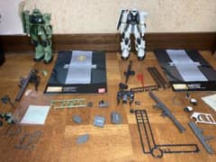ガンプラmg 2機セット ジャンク 旧MG ザクⅡ セット シン・マツナガ大尉機 ガンプラ ジャンク まとめ