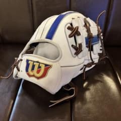 Wilson 軟式グローブ　86型　オーダー　ホワイト/ゴールド ウイルソン86会】ホワイト×ブロンドでのオーダーグラブ／86型