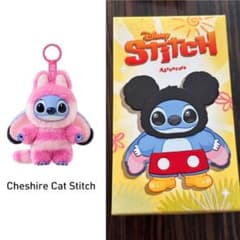 POPMART Stitch Adventure シリーズ チェシャ猫とダンボ POP NOW:Stitch Adventure Series Vinyl Plush Pendant - POP MART