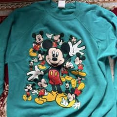 MICKEY UNLIMITED スウェット XL グリーンのサムネイル