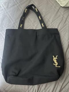 YSL トートバッグ ブラック 刺繍ロゴのサムネイル
