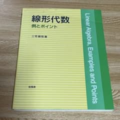 線形代数 例とポイント 三宅敏恒 培風館のサムネイル