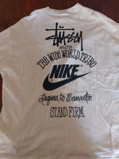 Nike ✕Stüssy コラボ Tシャツ XXL ホワイト正規品美品のサムネイル