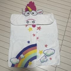 USJ 미니언 플러피 후드 목욕 수건