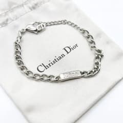 2632 人気✨ Dior ブレスレット CD ロゴ シルバー 希少 刻印 - メルカリ