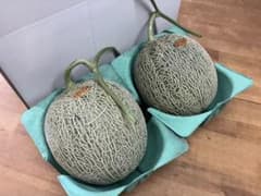 【数量限定】夕張メロン（個選品）約1.3キロ2玉入　 全国一律送料込みのサムネイル
