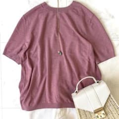 24SS新品*定価2.8万 セオリーリュクス コットンリネン サマーニット 38 美品 セオリーリュクス 2.6万 SOLA COTTON 半袖サマーニット 38 - メルカリ