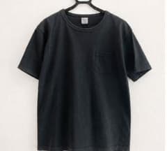 Champion T1011 USA製 ポケットTシャツ L ブラックのサムネイル