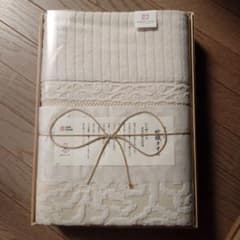 日本製 タオルケット IM-10038 ベージュ 140×180cm木箱入り - メルカリ