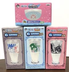 원피스 이치 반 쿠지 비아 글라스 식기 컬렉션 어인 섬 ONE PIECE