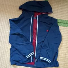 POLO キッズ フード付きウィンドブレーカー ネイビーのサムネイル