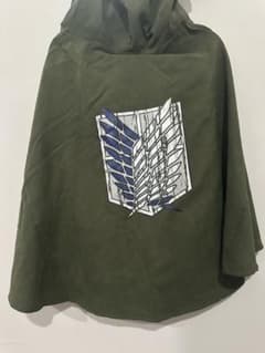 本日特別価格！進撃の巨人 調査兵団 マント コスプレ衣装のサムネイル