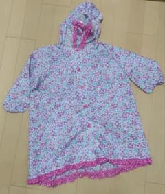orangebonbon 花柄フード付きレインコート 110cmのサムネイル
