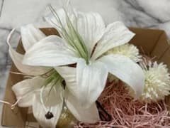 ホワイト花飾り 和装小物 髪飾り7点セット　成人式　結婚式　パーティーのサムネイル