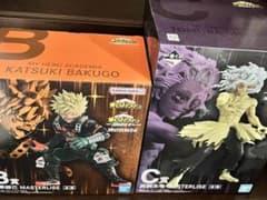 一番くじ　ヒーローアカデミア　B賞　爆豪勝己　C賞　死柄木弔　フィギュアのサムネイル
