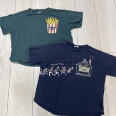 BREEZE Tシャツセット ポテト&銭湯♨️柄　120のサムネイル