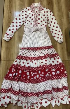 再値下げ フラメンコ衣装 ツーピース 赤白水玉 再値下げ フラメンコ衣装 ツーピース 赤白水玉 - メルカリ