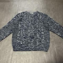 00’s PLUS ONE ケーブル編みミックスニット グランジ ノームコアのサムネイル