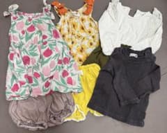 80 子供服 女児 女の子 6着 まとめ売り ブランシェスのサムネイル