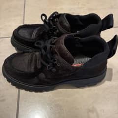 PRADA SPORTS 靴 スニーカー はらこ 厚底シューズ ブラウン 35 - メルカリ