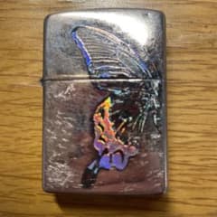 ZIPPO オイルライター 蝶デザイン シルバーのサムネイル