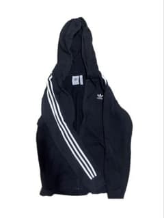 adidas ジップアップパーカー ブラックのサムネイル