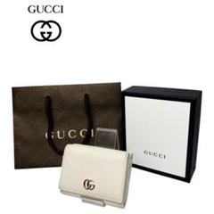 57 美品 GUCC I三つ折り財布 プチマーモント ダブルGG 57 美品 GUCC I三つ折り財布 プチマーモント ダブルGG - メルカリ