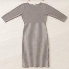 rienda ストライプニットワンピース M
