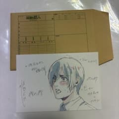 MAPPA EXPO Exhibition Admission Bonus　Attack Titan　Reproduction of original artwork postcard: Mikasa