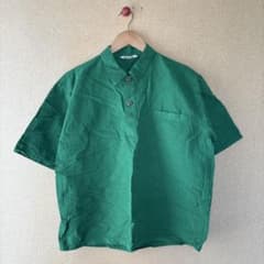 AURALEE 23SS ポロシャツ リネンコットン グリーン 3 - メルカリ
