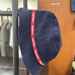 candy.様専用　Supreme バケットハット ネイビー S/Mのサムネイル