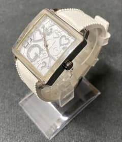 GUESS レディースクォーツ腕時計 電池交換済 新品シリコンベルトのサムネイル