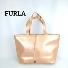 FURLA フルラ ハンドバッグ ピンクベージュ ハートチャームのサムネイル