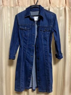 ZARA　ロングデニムジャケット(XS)のサムネイル
