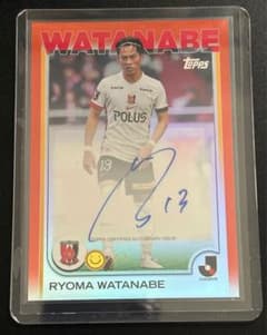 ToppsJリーグ 2025 浦和レッズ 渡邊凌磨 直筆サインカード25枚限定