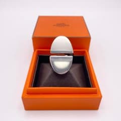 HERMES Initial Ring 53 イニシャル リング シルバー 指輪 - メルカリ