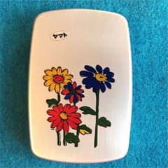昭和レトロ　アルミお弁当箱　花柄のサムネイル