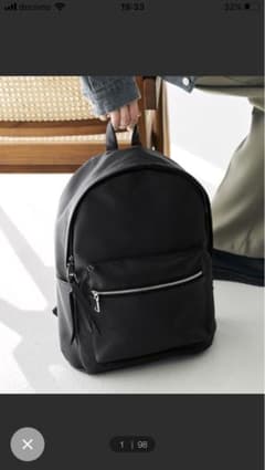 美品　BASIC NEOLEATHER BACKPACK/PUレザーバッグパックのサムネイル