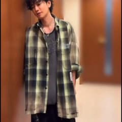 佐藤健着用】Maison MIHARA YASUHIRO チェックシャツ - メルカリ